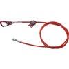 スチールケーブルコア内蔵調整式ワークポジショニング器具ランヤード Cable Adjuster(ケーブルアジャスター 2m+0995) CAMP Safety