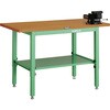 UTV-1260V12YG 高さ調節式作業台(バイス付) 標準タイプ TRUSCO 57624046