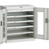 DX-32AG-W 工具キャビネット”DX型”(ホワイト) スライド棚・アクリル扉付 TRUSCO 57627144