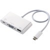 DST-C14WH USB�n�u �h�b�L���O�X�e�[�V���� PD�Ή� Type-C�ڑ� USB3.0 VGA �P�[�u�����t�� �}���`�n�u �G���R�� 57730348
