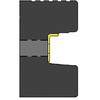 プラットホームストッパーC型(カーストッパー) 上面ノンスリップ面付 フタハシ技研