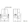 YSWS10B-32T B型中継フード1レバー付き 三桂製作所 58003576