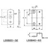 LSSB20 SUSサドルベース 三桂製作所 58006333