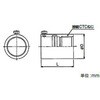LEKG20 サンパイプ用ねじなしコンビC 三桂製作所 58018364