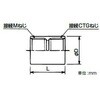 LTKG50 サンパイプ用ねじ付コンビC 三桂製作所 58018608