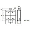 LTCD32 ねじ付露出SWBOX2個1方 三桂製作所 58024034
