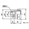 UBC24 プリカ用ユニオンコネクタ 三桂製作所 58025163