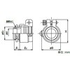GWBG82 厚鋼耐圧防水ねじなしコネクタ 三桂製作所 58027175