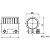 GCI54 厚鋼電線管用ねじなしカップ 三桂製作所 58027525