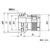 E2MBG24-8×4P22 樹脂製マルチコネクタE2型 三桂製作所 58029537