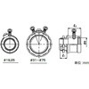 ZWBE25 電線管防水ねじなしコネクタ 三桂製作所 58031323