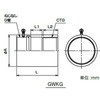 GWKG36 壁出しカップリング 三桂製作所 58032477