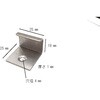 ウッドデッキ床板端部固定金具 20個セット サンセルフ