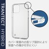 PM-A20BHVCCR iPhone 12 / 12 Pro ケース カバー 耐衝撃 ポリカーボネート TPU 透明 エレコム 58205736