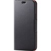PM-A20BPLFUBK iPhone 12 / 12 Pro ケース カバー 手帳 フラップ レザー 薄型 スリム カード エレコム 58205928