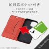 PM-A20BPLFUBK iPhone 12 / 12 Pro ケース カバー 手帳 フラップ レザー 薄型 スリム カード エレコム 58205928