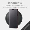 PM-A20BPLFUBK iPhone 12 / 12 Pro ケース カバー 手帳 フラップ レザー 薄型 スリム カード エレコム 58205928
