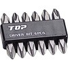 電動ドリル用ドライバビット6本組セット トップ工業
