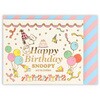 ミニ誕生日カード スヌーピー きょうだいとイチゴケーキII 日本ホールマーク