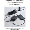 EC-C44LBK モバイルバッテリー 20400mAh 大容量 PD 最大67W 高速充電 USB Type-C入出力×2 USB-A出力×1 エレコム 58762466