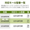 LD-GAFD2M 配線カバー モール 接続ユニット 出ズミ 【 壁用 フラットモール LD-GAF2M 専用 】 エレコム 58763096