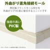 LD-GAFD3M 配線カバー モール 接続ユニット 出ズミ 【 壁用 フラットモール LD-GAF3M 専用 】 エレコム 58763130