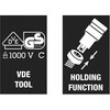 4921 8767 B VDE 絶縁ホールディングファンションビットソケット Wera 58894493