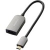 ECAD-CHDMIQGM4 USB-C HDMI 変換アダプタ 4K/60Hz対応 USB Type-C 映像出力 (Windows MacBook Chromebook Android iPhone) エレコム 59328416