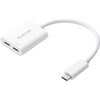 ECAD-C2CPD100WH USB-C 変換アダプタ 【 100W PD急速充電 4K映像出力 】 USB Type-C to Type-C×2 高速データ転送 エレコム 59328450