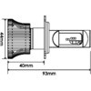 SRH4A060 LEDwbhCg CWO2 H4 Hi/Lo12V SPHERELIGHT(XtBACg) 59564128