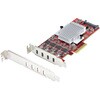 P10Q4C-USB-CARD-LP PCI Express�g���J�[�h/PCIe 3.0 x4/4�|�[�g USB Type-C 3.2 Gen 2/�ő�e10Gbps/���[�v���t�@�C��/�e��OS/�C���^�[�t�F�[�X�{�[�h StarTech.com 59638200