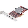 P10Q4C-USB-CARD PCI Express�g���J�[�h/PCIe 3.0 x4/4�|�[�g USB Type-C 3.2 Gen 2/�ő�e10Gbps/�W���v���t�@�C��/�e��OS/�C���^�[�t�F�[�X�{�[�h StarTech.com 59638209