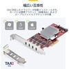 P10Q4C-USB-CARD PCI Express�g���J�[�h/PCIe 3.0 x4/4�|�[�g USB Type-C 3.2 Gen 2/�ő�e10Gbps/�W���v���t�@�C��/�e��OS/�C���^�[�t�F�[�X�{�[�h StarTech.com 59638209