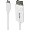 USB-C - DisplayPort 1.2ϊP[u/2m/4K60Hz/o/zCg/j^[P[u/fBXvC Ro[^[ CDP2DP2MBW
