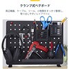 1612B-DESK-PEGBOARD ペグボード/クランプ式/縦42 x 横32cm/トレー フック マグネットなどアクセサリー付属/ブラック/有孔パネル 卓上 デスク上収納 パンチングボード StarTech.com 59638376