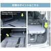 A1608a-8-a-602BK 車中泊座席シートフラットマット セルタン 59642059