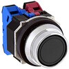 ABFD222NB Φ30・亜鉛ダイカスト製シリーズ 押しボタンスイッチ (突形フルカード付) IDEC(和泉電気) 59729521