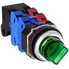 ASLD31620DNG Φ30 亜鉛ダイカスト製シリーズ ASLD形 照光セレクタスイッチ (LED) 45°3ノッチ IDEC(和泉電気) 59888507