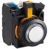 CW1L-M2E01Q3PW Φ22 フラッシュシルエットスイッチCWシリーズ 照光押ボタンスイッチ (丸突形) IDEC(和泉電気) 59984452