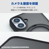 PM-G254MAGSTBK Galaxy A36 5G (SC-54F) ケース ハイブリッド 衝撃吸収 360度回転スタンド機能付 エレコム 60160829