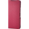 PM-K251PLFUJPND Basio active3 ケース レザー 手帳型 マグネット 衝撃吸収 超軽量 薄型 スタンド機能付 花柄 エレコム 60161039
