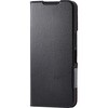 PM-S251PLFUBK AQUOS wish5 (SH-52F) ケース レザー 手帳型 マグネット 衝撃吸収 超軽量 薄型 スタンド機能付 エレコム 60161161