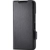 PM-S251PLFY3BK AQUOS wish5 (SH-52F) ケース レザー 手帳型 マグネット 衝撃吸収 ストラップホール付 スタンド機能付 エレコム 60161206