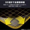 PM-G254FLGF Galaxy A36 5G (SC-54F) ガラスフィルム 画面内指紋認証対応 高透明 全面保護 表面硬度10H フレーム付 エレコム 60161660
