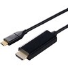 USB-C HDMI ϊP[u 1m 4K/60HzΉ (Windows MacBook Chromebook Android iPhone iPad) ~[O