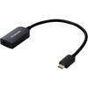 MPA-CHDMIQBK3 USB-C HDMI 変換アダプタ 4K/60Hz対応 USB Type-C 映像出力 (Windows MacBook Chromebook Android iPhone スマホ等) エレコム 60163008
