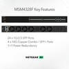 MSM4328F-100AJS NETGEAR MSM4328F-100AJS 24x1G/2.5G SFP�����4x10G�R���{/SFP+�}�l�[�W�X�C�b�` NETGEAR 60227810