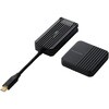 DH-CW4K110EBK USB Type-C ワイヤレスHDMI 送受信機セット 1080p/30m転送 無線化 アプリ不要 簡単接続 エレコム 60227968