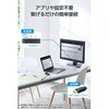 DH-CW4K110EBK USB Type-C ワイヤレスHDMI 送受信機セット 1080p/30m転送 無線化 アプリ不要 簡単接続 エレコム 60227968