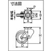 SAK-TO-200 SST 緩衝スプリングキャスターⅠ-B スーパーソリッド車輪付固定 SISIKU(シシク/シシクアドクライス) 60380714